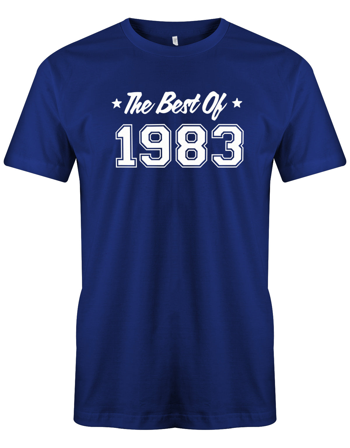 The best of 1983 - T-Shirt 40 Geburtstag Männer - Jahrgang 1983 TShirt  Royalblau