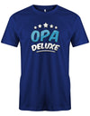 Opa T-Shirt – 5 Sterne Opa Deluxe. Royalblau