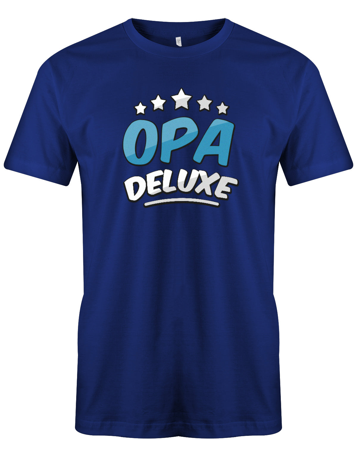 Opa T-Shirt – 5 Sterne Opa Deluxe. Royalblau