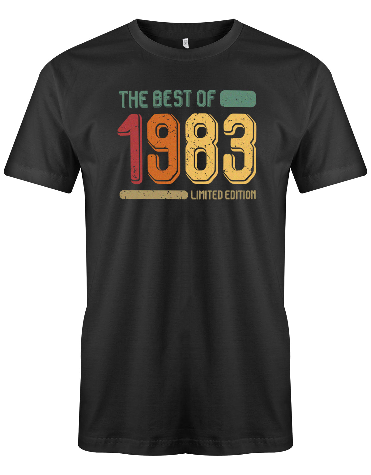 The best of 1983 Limited Edition Vintage TShirt - T-Shirt 40 Geburtstag Männer myShirtStore Schwarz