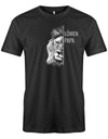 Löwen Papa Shirt Design - Löwenpapa Schwarz