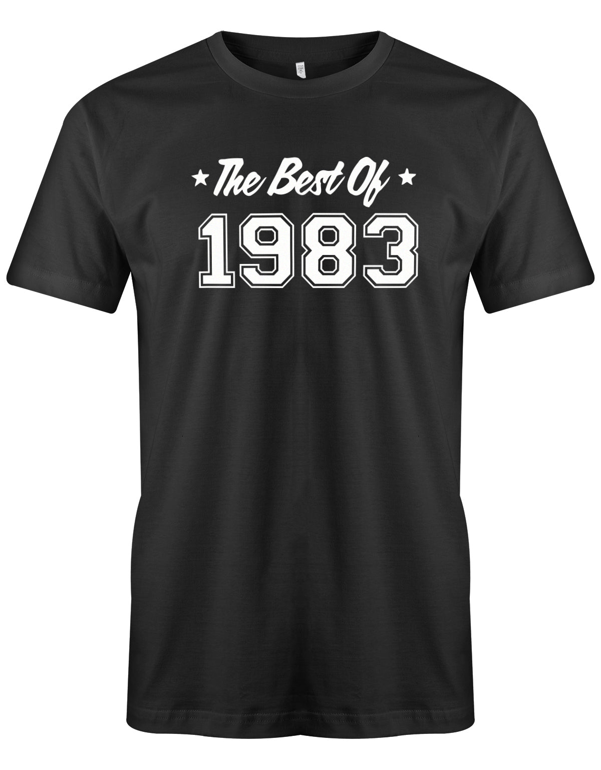 The best of 1983 - T-Shirt 40 Geburtstag Männer - Jahrgang 1983 TShirt  SChwarz