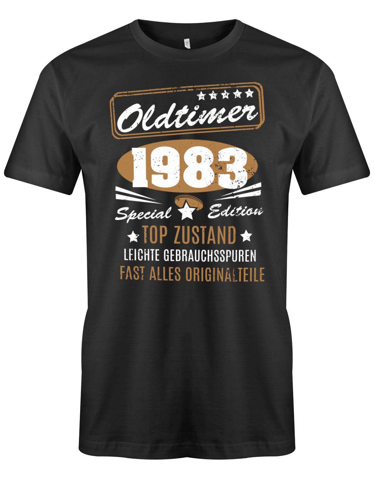 Oldtimer 1983 Special Edition Top Zustand - T-Shirt 40 Geburtstag Männer myShirtStore Schwarz