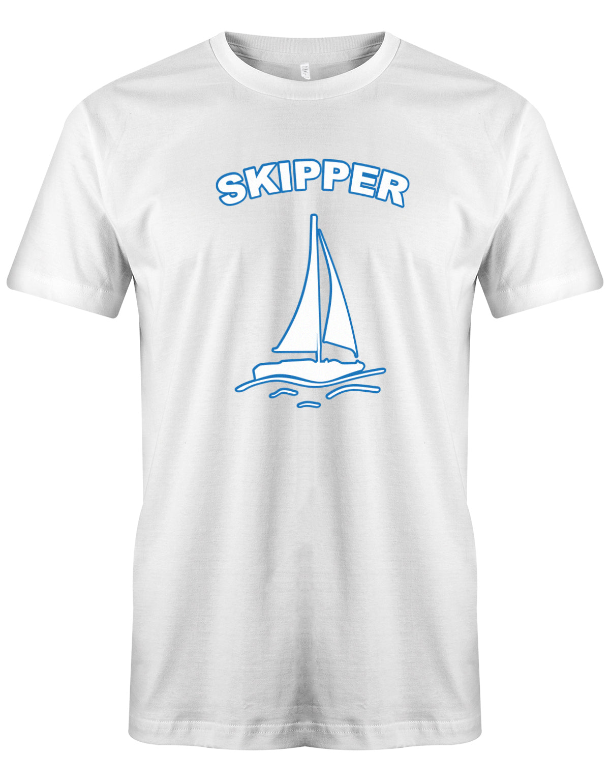 Skipper Segler - Segeln - Herren T-Shirt Weiss