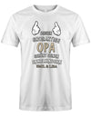 Opa Shirt personalisiert - Dieser großartige Opa gehört seinen Enkelkindern. Mit Namen der Enkel.Weiss