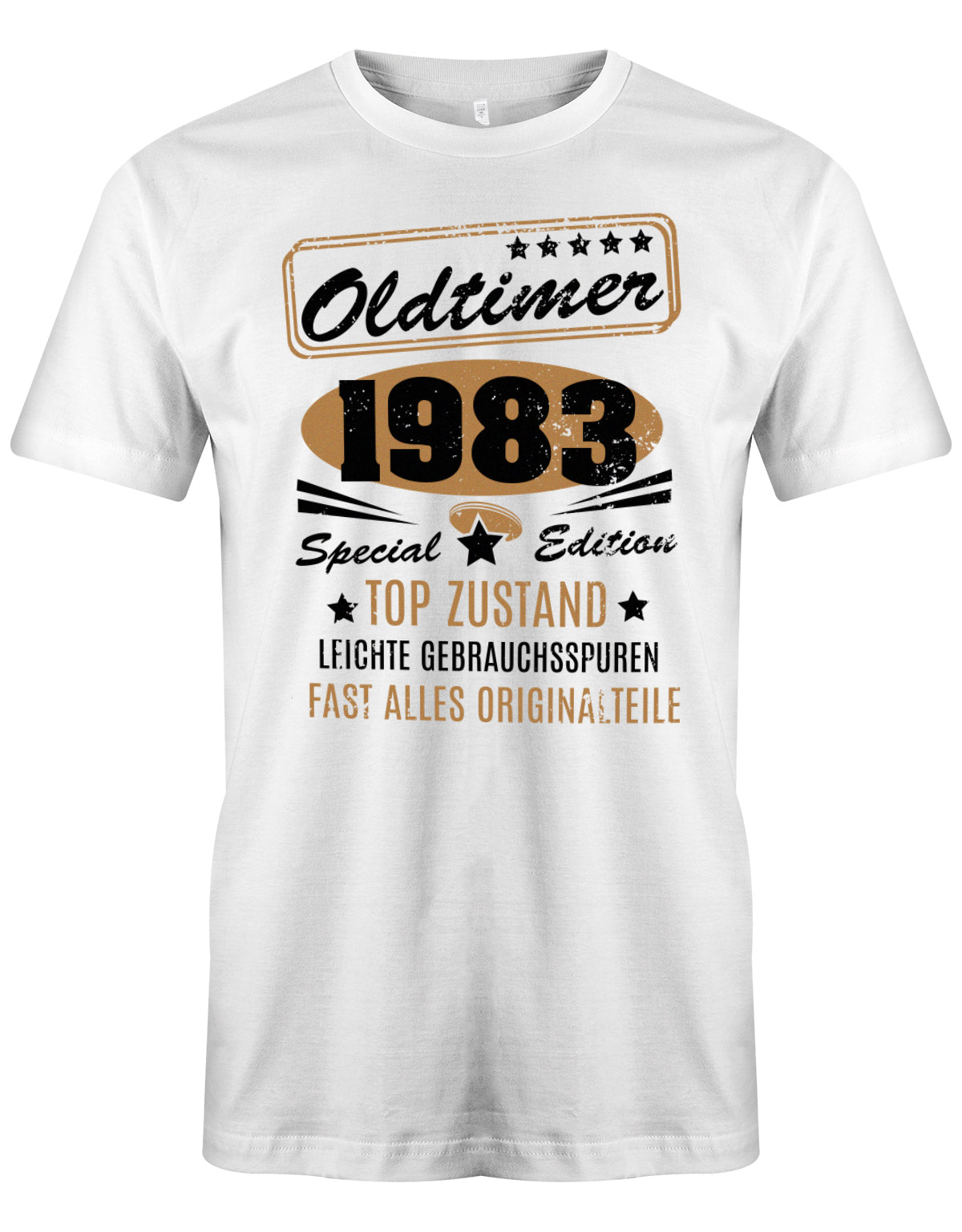 Oldtimer 1983 Special Edition Top Zustand - T-Shirt 40 Geburtstag Männer myShirtStore Weiss