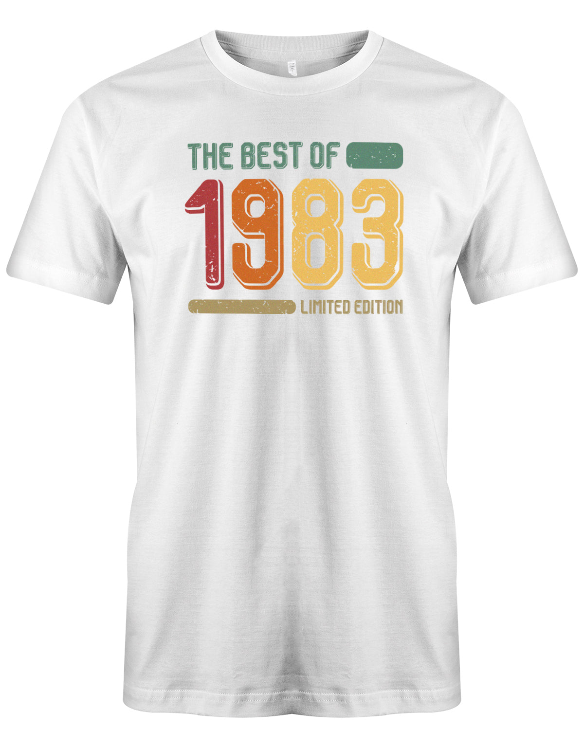 The best of 1983 Limited Edition Vintage TShirt - T-Shirt 40 Geburtstag Männer myShirtStore Weiss