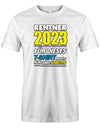 Rentner 2023 für dieses T-Shirt musste ich lange arbeiten - Männer T-Shirt Weiss