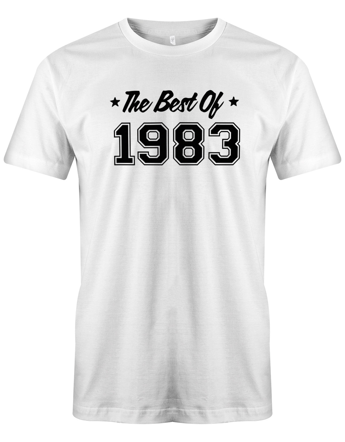 The best of 1983 - T-Shirt 40 Geburtstag Männer - Jahrgang 1983 TShirt  Weiss