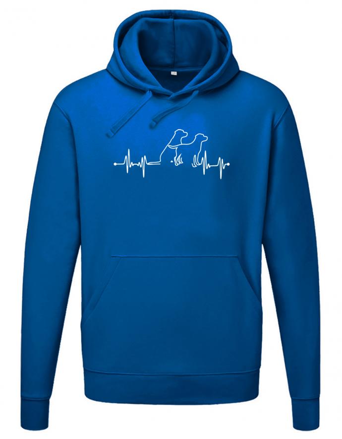 herzschlag-2-hunde-herren-hoodie-royalblau