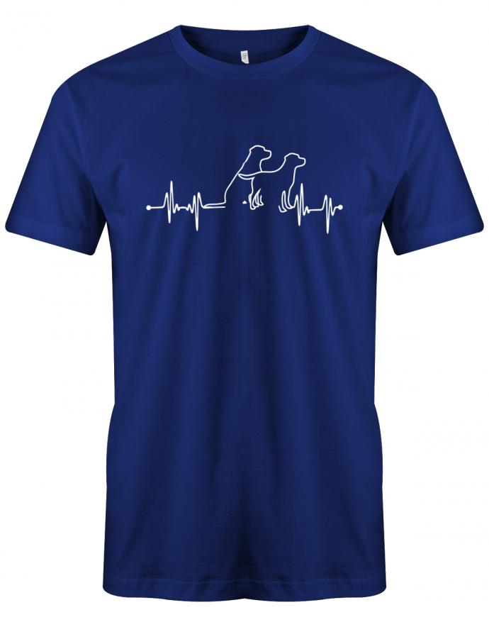 herzschlag-2-hunde-herren-shirt-royalblau