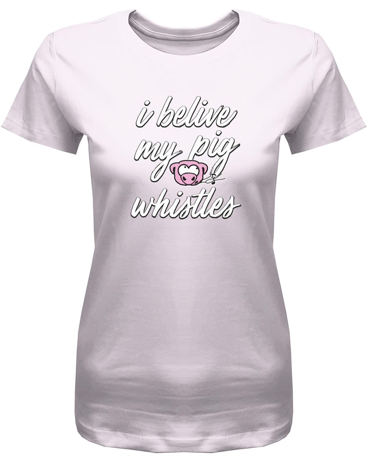 i-believe-my-Pig-Whistles-damen-Shirt-Rosa