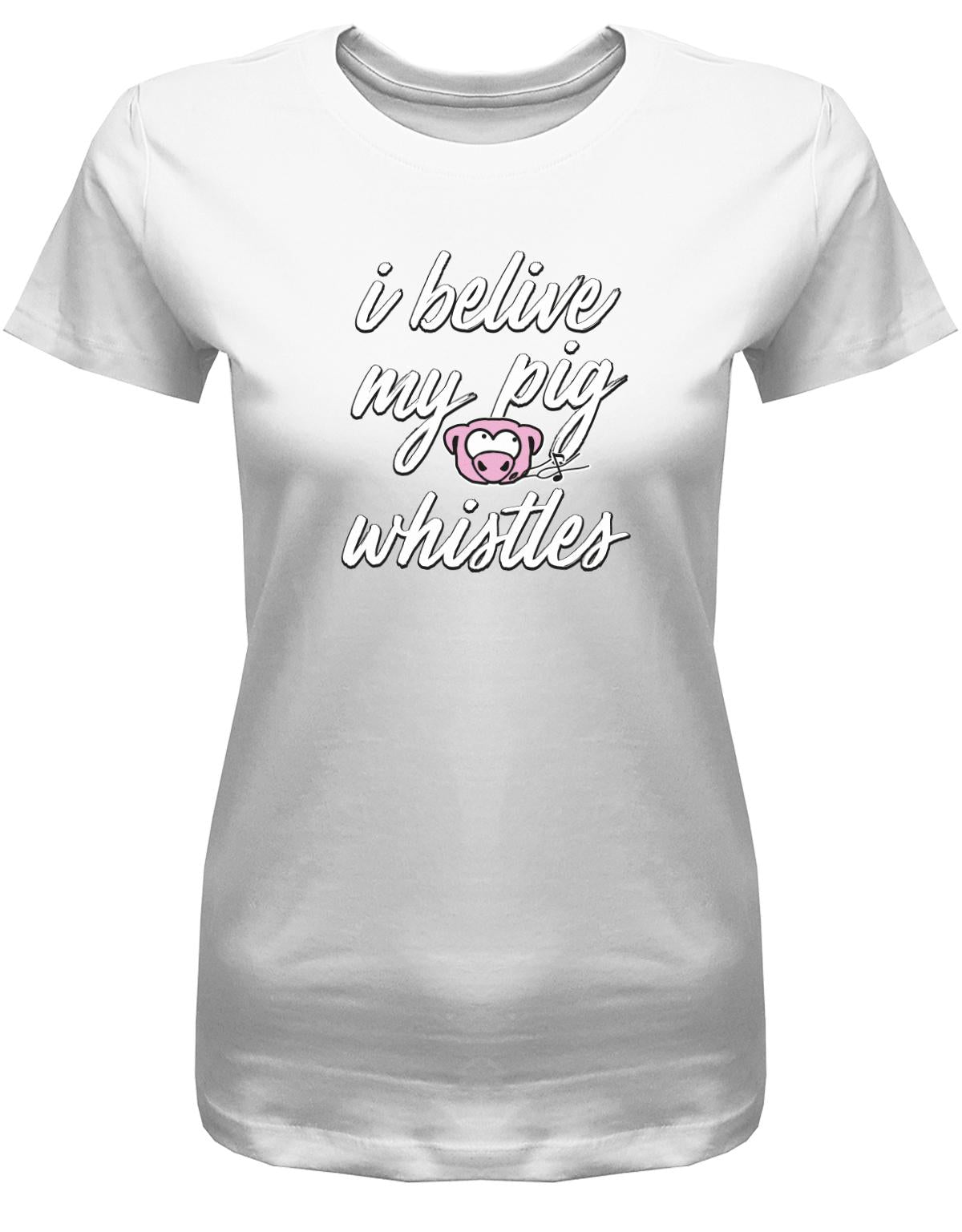 i-believe-my-Pig-Whistles-damen-Shirt-Weiss
