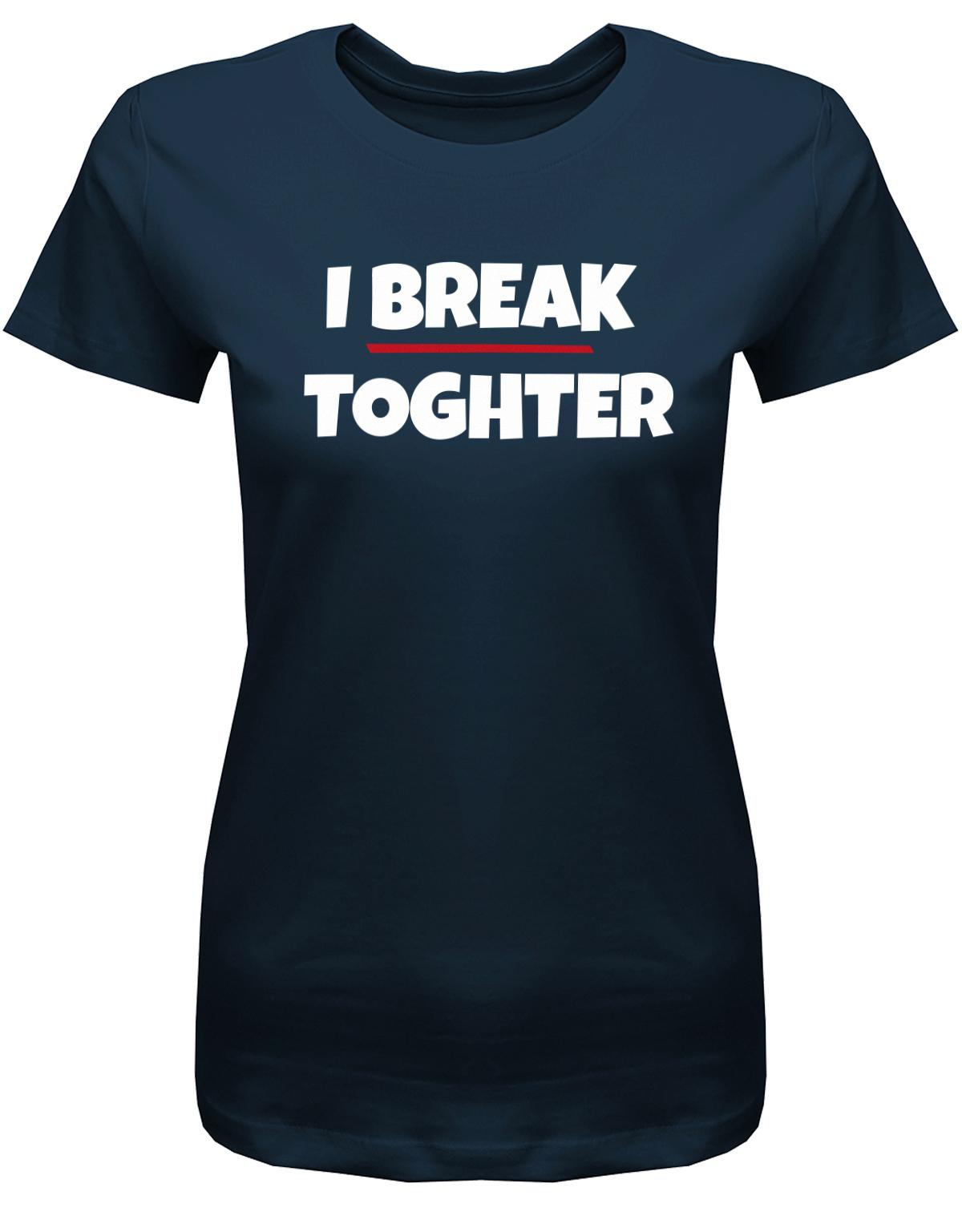 i-break-together-Damen-Shirt-Navy