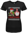 i-hate-christmas-damen-shirt-schwarz