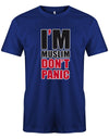 I´m muslim don´t panic - Herren T-Shirt Royalblau