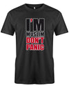 I´m muslim don´t panic - Herren T-Shirt Schwarz