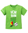 ich-bin-1-fussball-baby-shirt-gruen