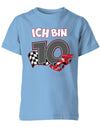 ich-bin-10-autorennen-rennwagen-geburtstag-rennfahrer-kinder-shirt-hellblau