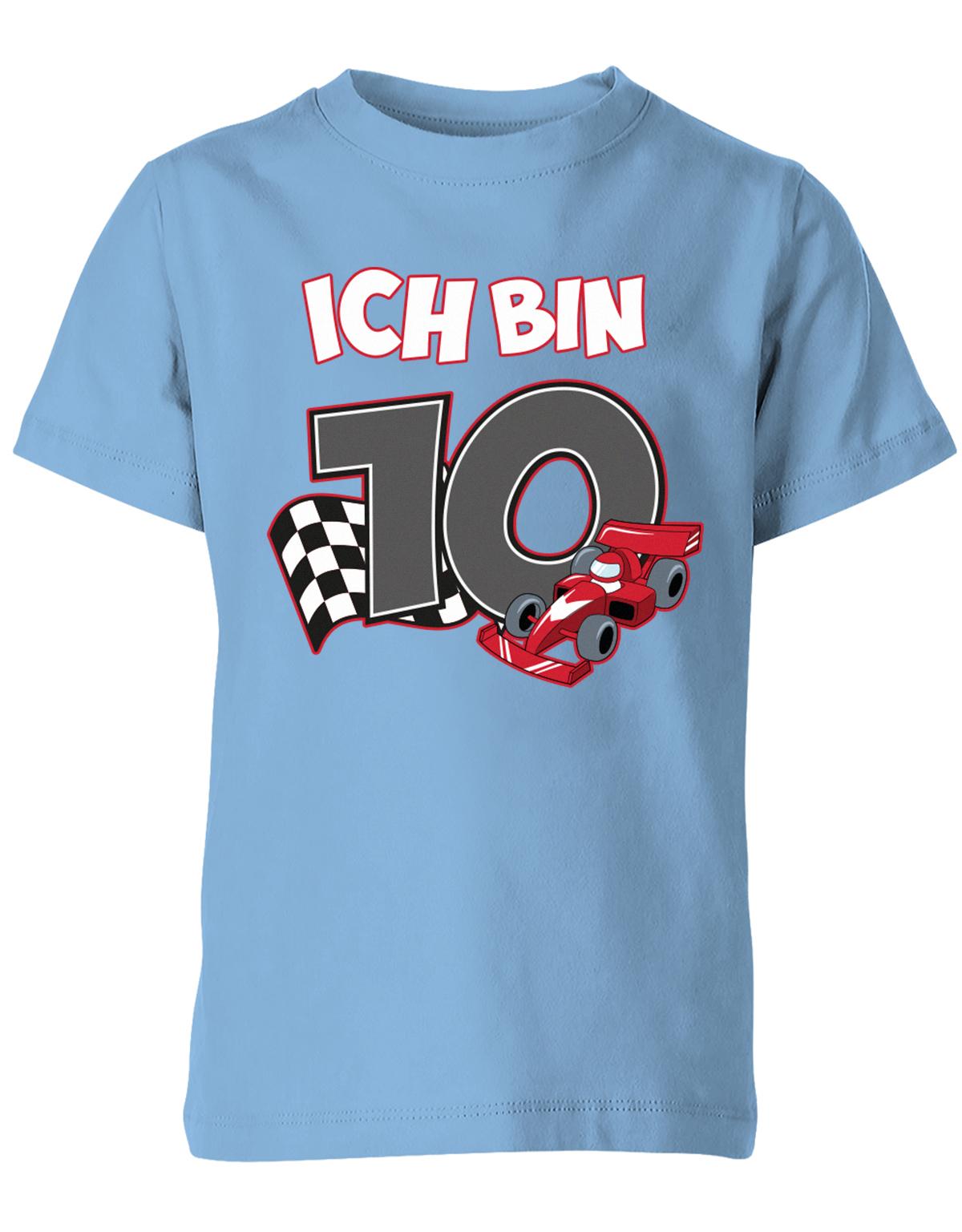 ich-bin-10-autorennen-rennwagen-geburtstag-rennfahrer-kinder-shirt-hellblau