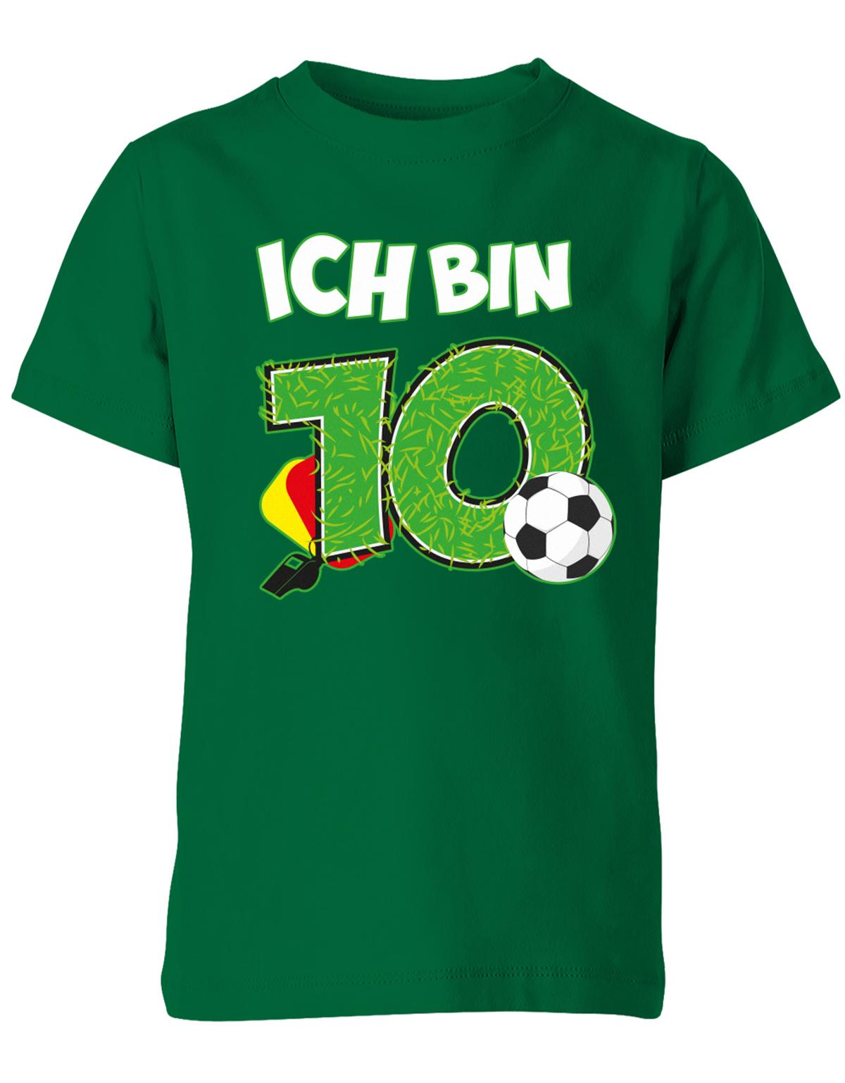 ich-bin-10-fussball-rote-gelbe-karte-geburtstag-fussballer-shirt-kinder-shirt-gruen
