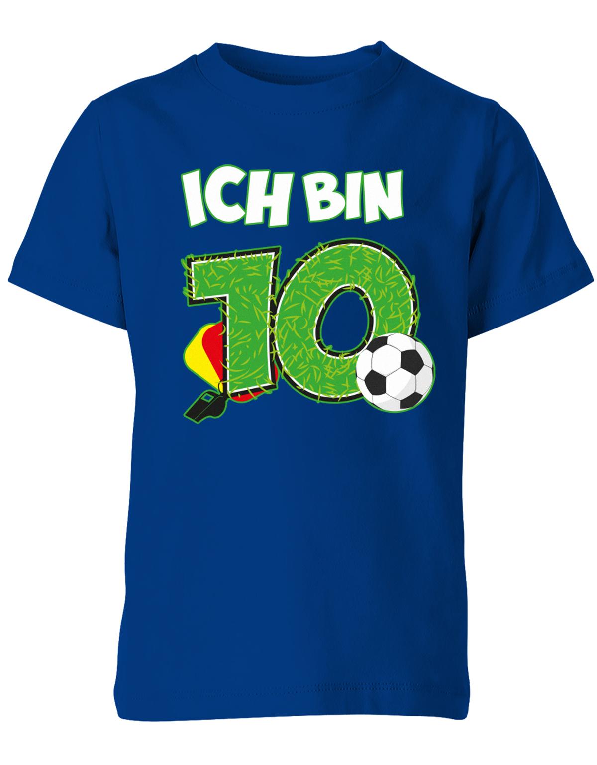 ich-bin-10-fussball-rote-gelbe-karte-geburtstag-fussballer-shirt-kinder-shirt-royalblau