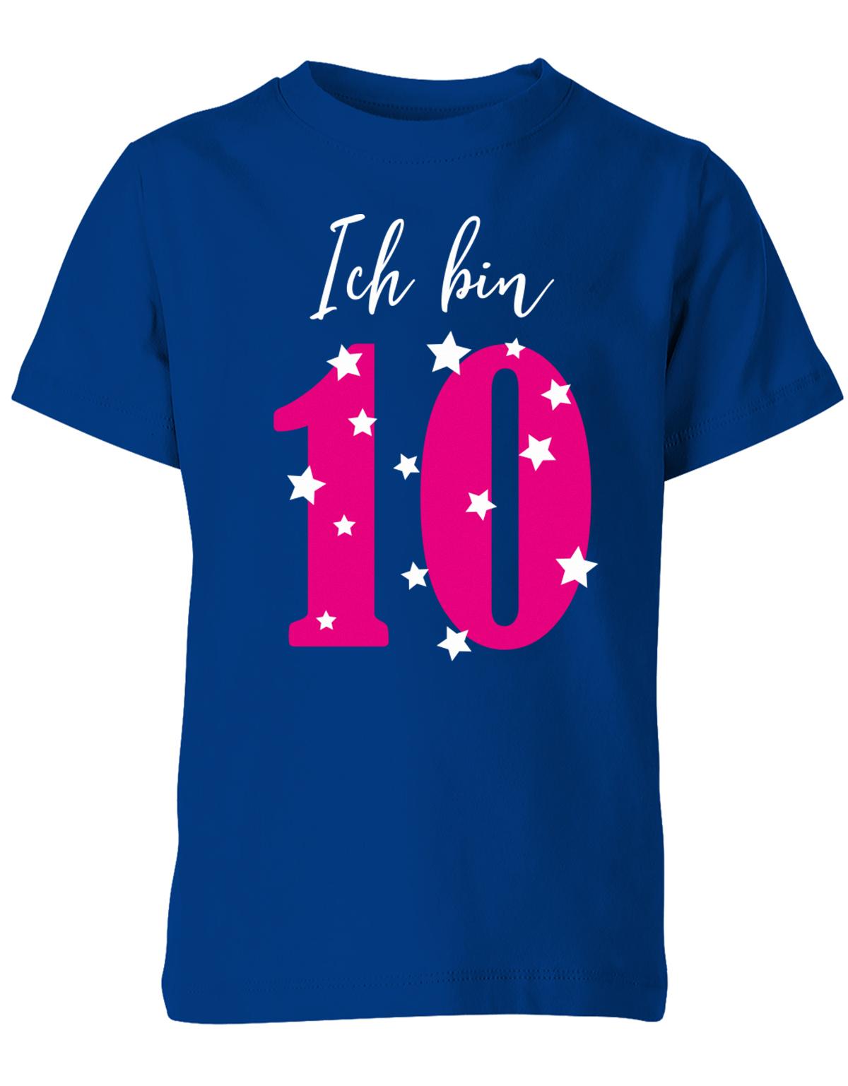 ich-bin-10-sterne-sternchen-geburtstag-kinder-shirt-royalblau