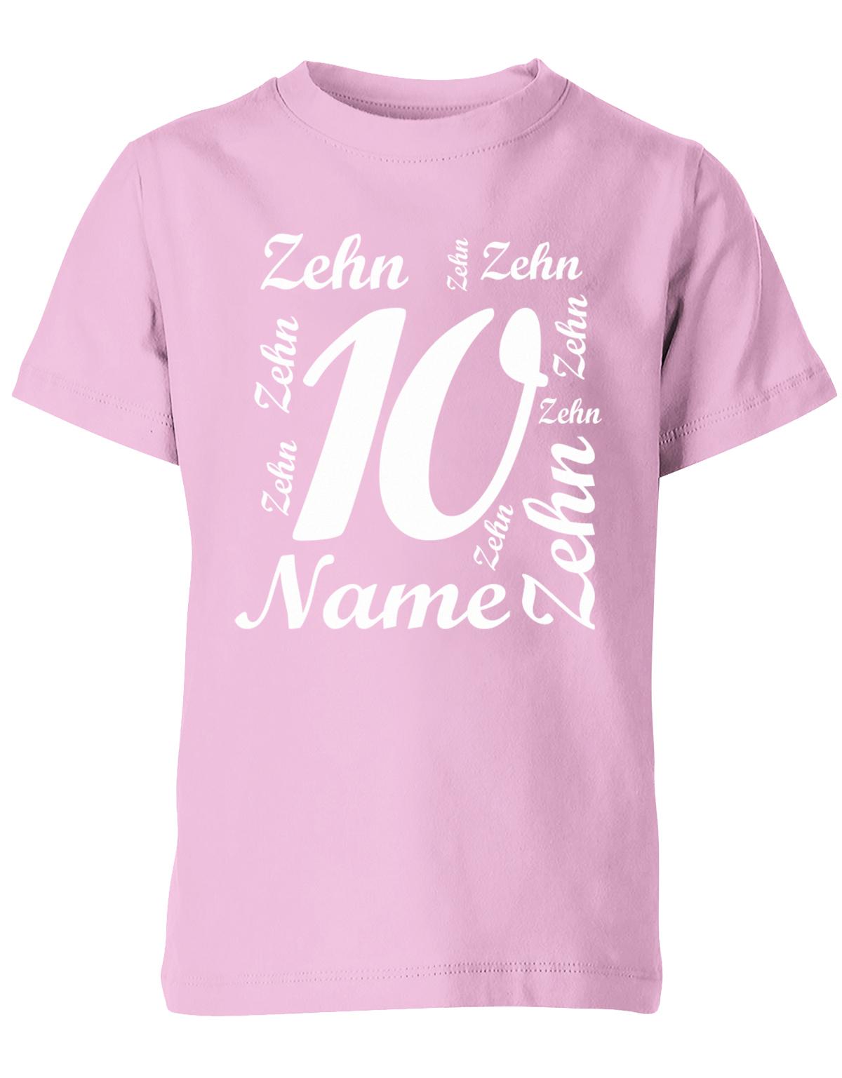ich-bin-10-viele-zehnen-mit-name-geburtstag-kinder-shirt-rosa
