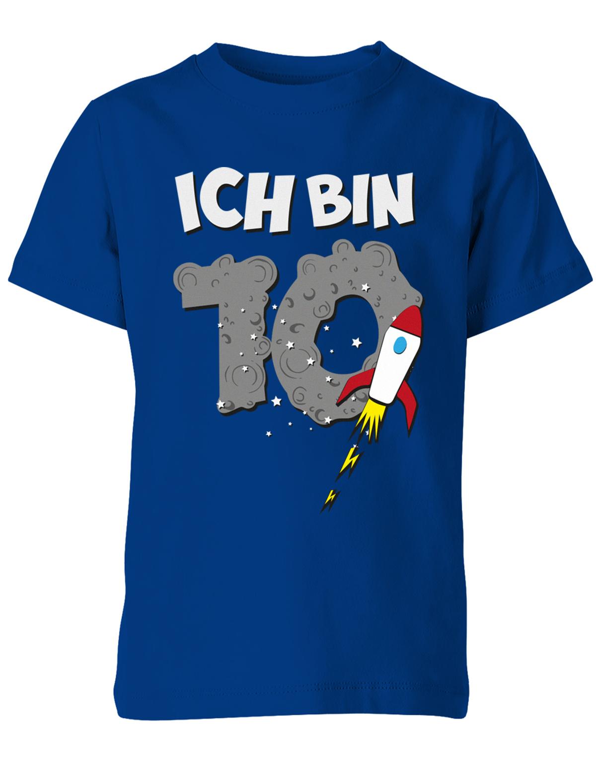 ich-bin-10-weltraum-rakete-planet-geburtstag-kinder-shirt-royalblau
