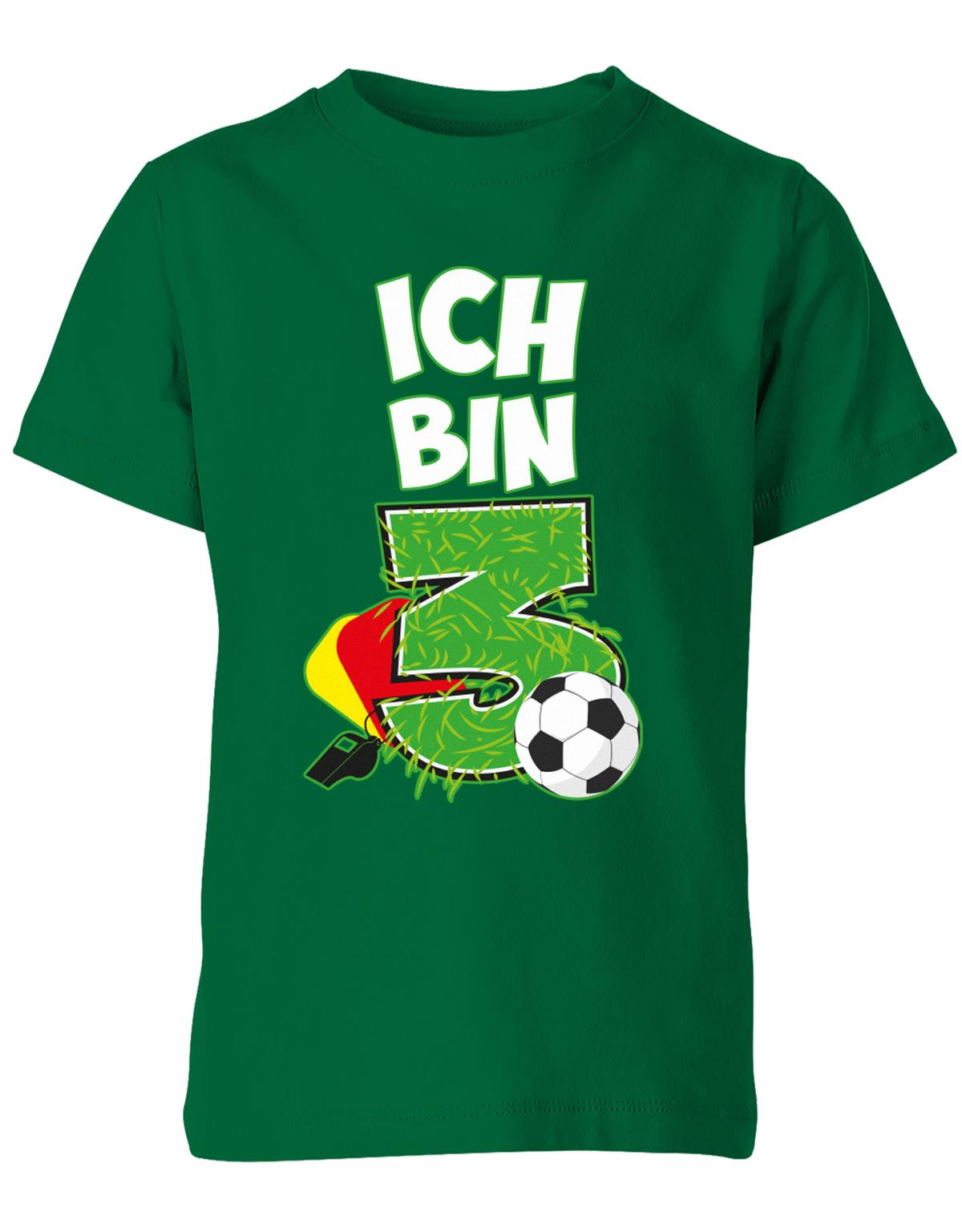 ich-bin-3-fussball-rote-gelbe-karte-geburtstag-fussballer-shirt-kinder-shirt-gruen