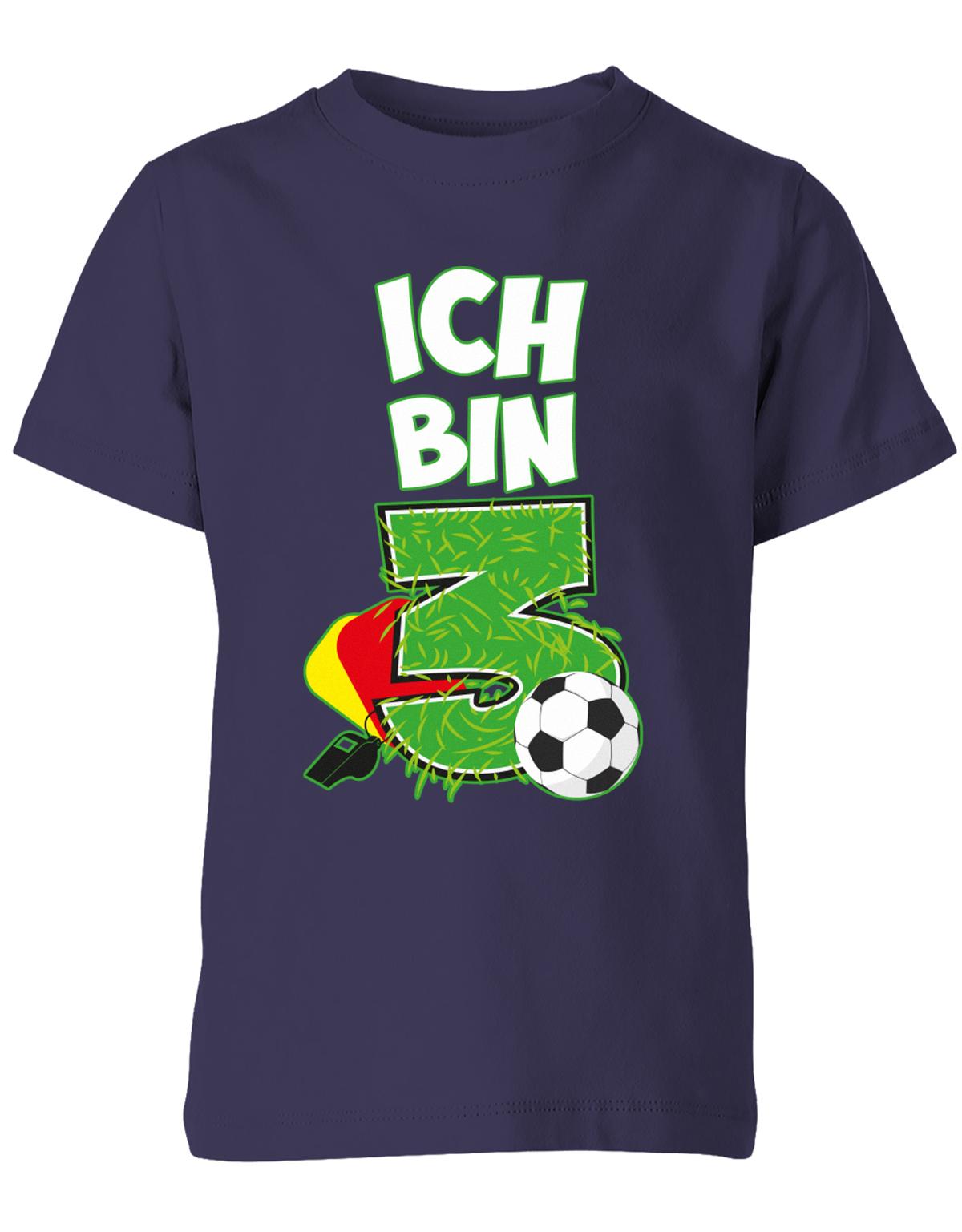 ich-bin-3-fussball-rote-gelbe-karte-geburtstag-fussballer-shirt-kinder-shirt-navy