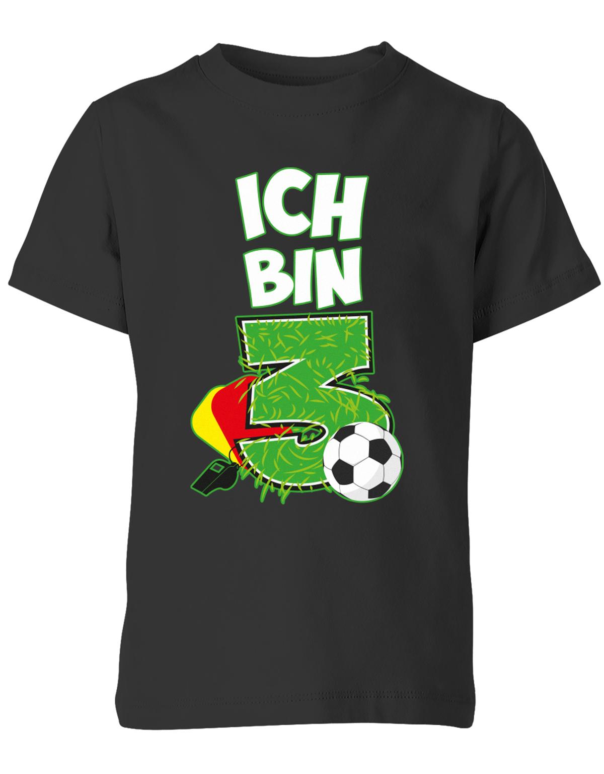 ich-bin-3-fussball-rote-gelbe-karte-geburtstag-fussballer-shirt-kinder-shirt-schwarz