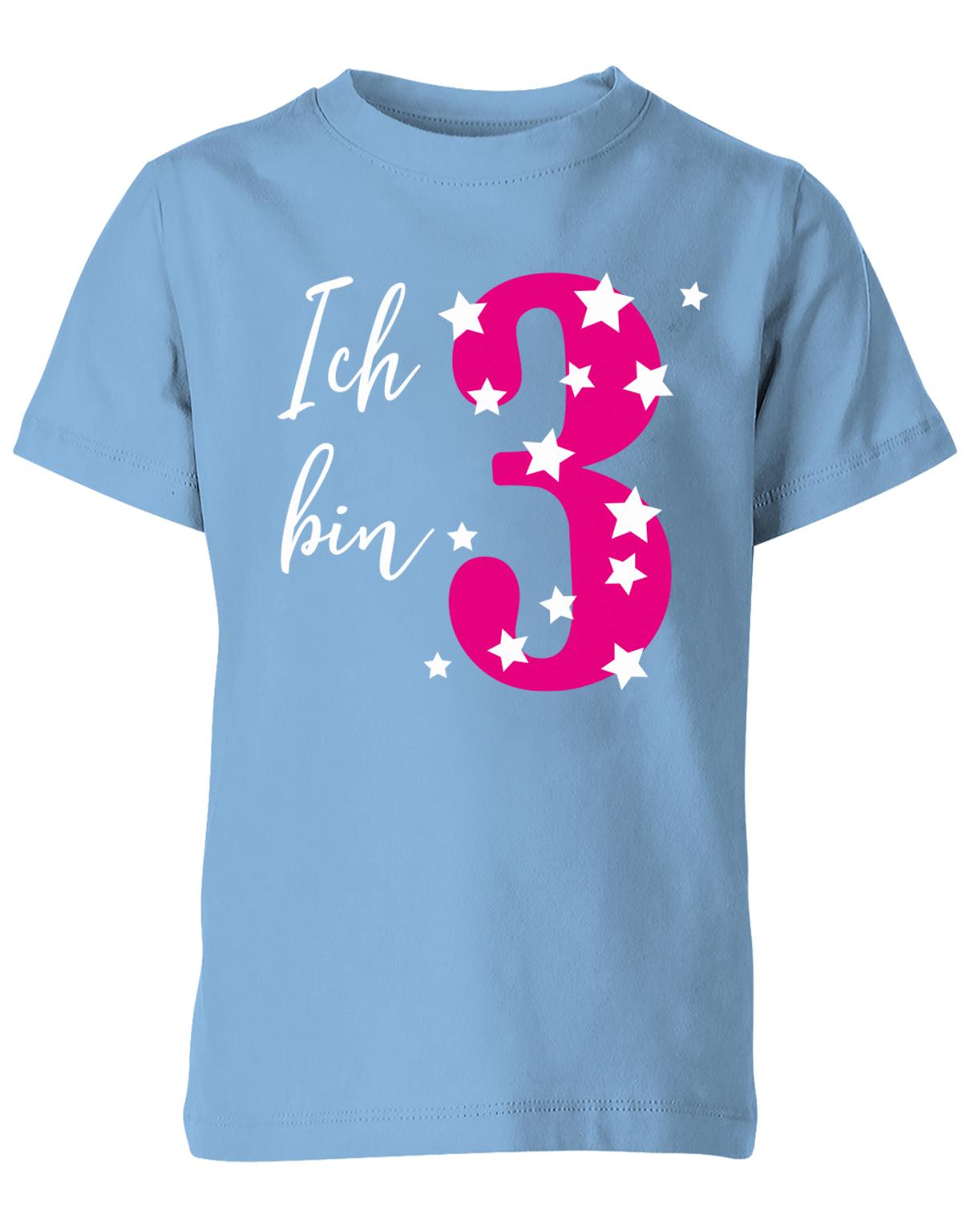 ich-bin-3-sterne-sternchen-geburtstag-kinder-shirt-hellblau