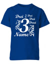 ich-bin-3-viele-dreien-mit-name-geburtstag-kinder-shirt-royalblau