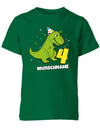 ich-bin-4-Dinosaurier-t-rex-wunschname-geburtstag-kinder-shirt-gruen