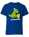 ich-bin-4-Dinosaurier-t-rex-wunschname-geburtstag-kinder-shirt-royalblau
