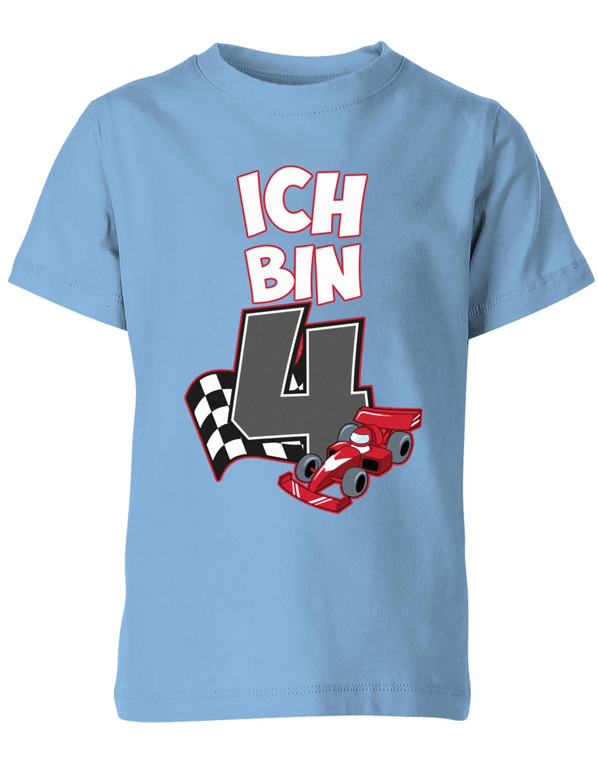 ich-bin-4-autorennen-rennwagen-geburtstag-rennfahrer-kinder-shirt-hellblau