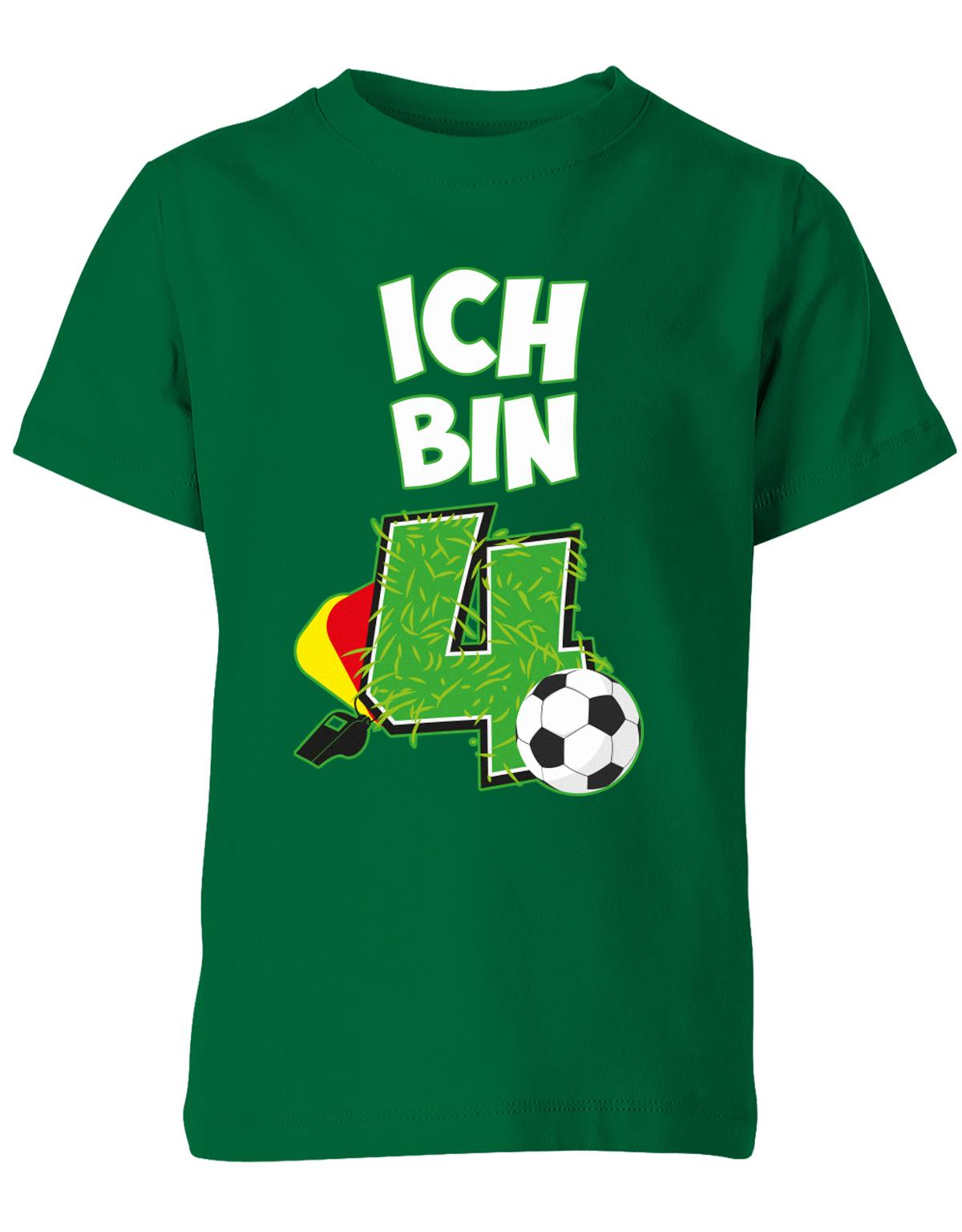 ich-bin-4-fussball-rote-gelbe-karte-geburtstag-fussballer-shirt-kinder-shirt-gruen