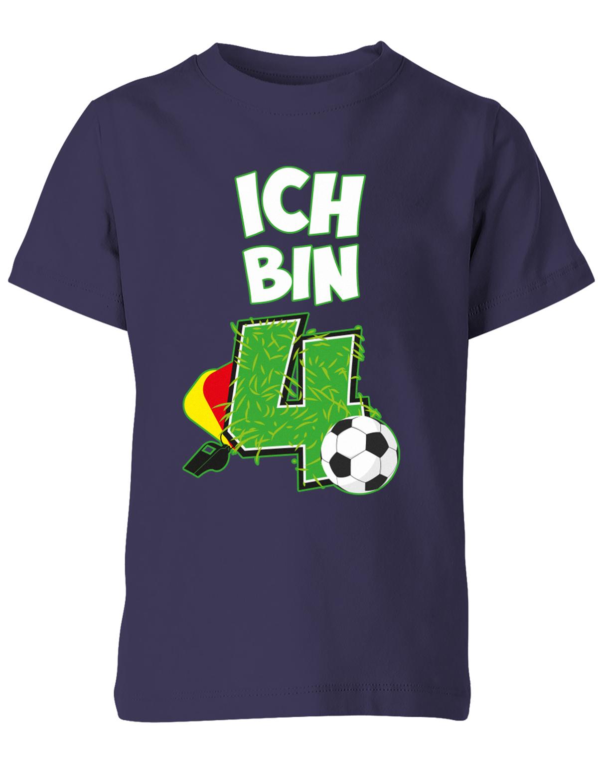 ich-bin-4-fussball-rote-gelbe-karte-geburtstag-fussballer-shirt-kinder-shirt-navy