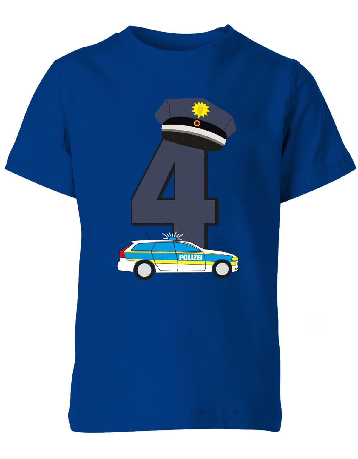 ich-bin-4-polizei-geburtstag-kinder-shirt-royalblau