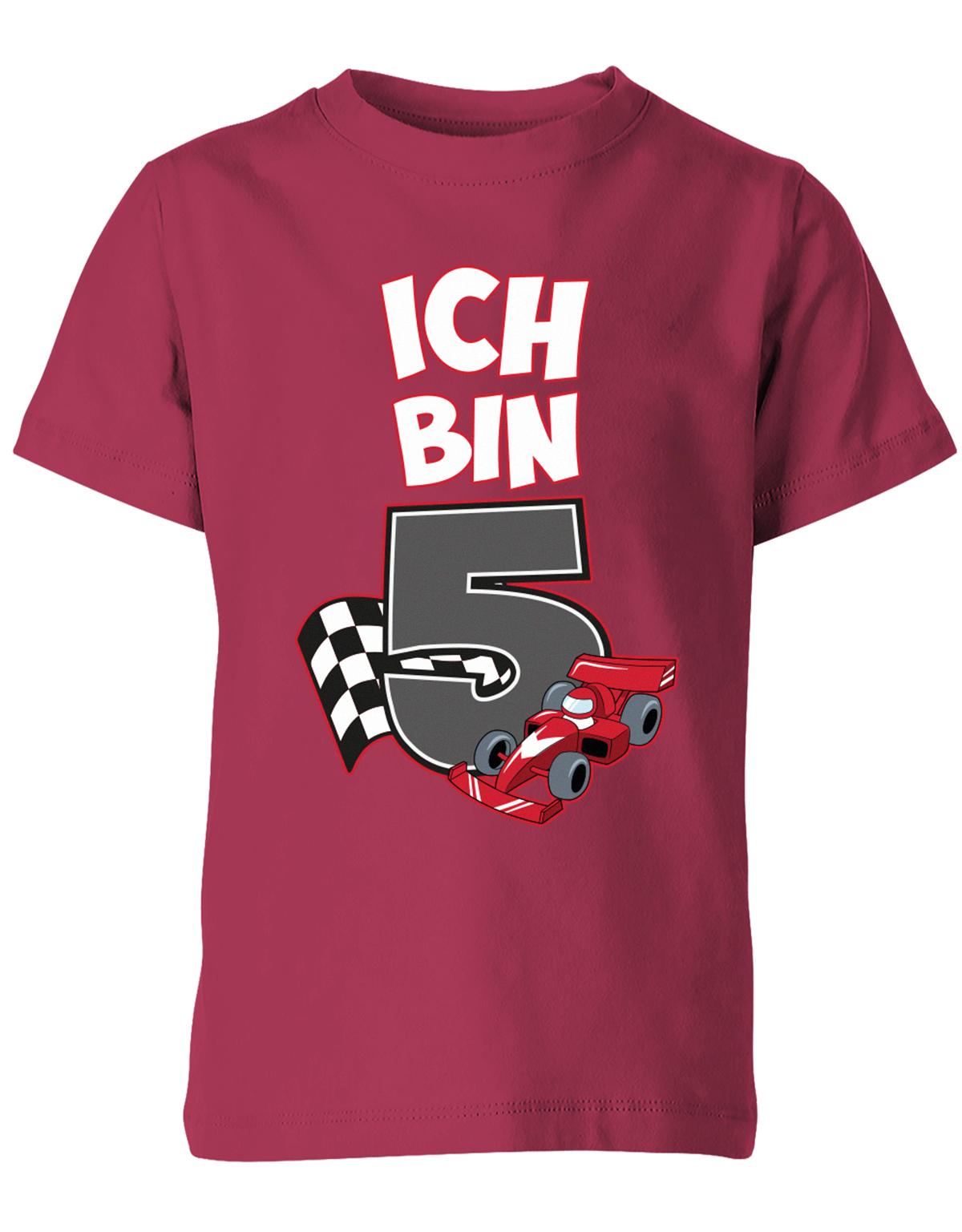 ich-bin-5-autorennen-rennwagen-geburtstag-rennfahrer-kinder-shirt-sorbet
