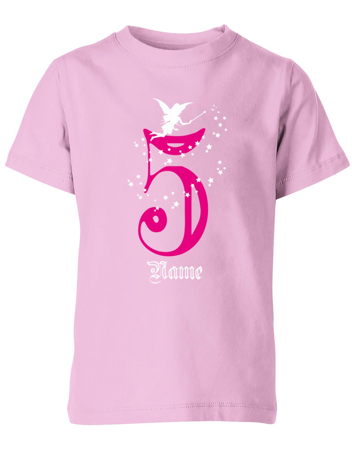 ich-bin-5-fee-glitzer-mit-name-geburtstag-kinder-shirt-rosa