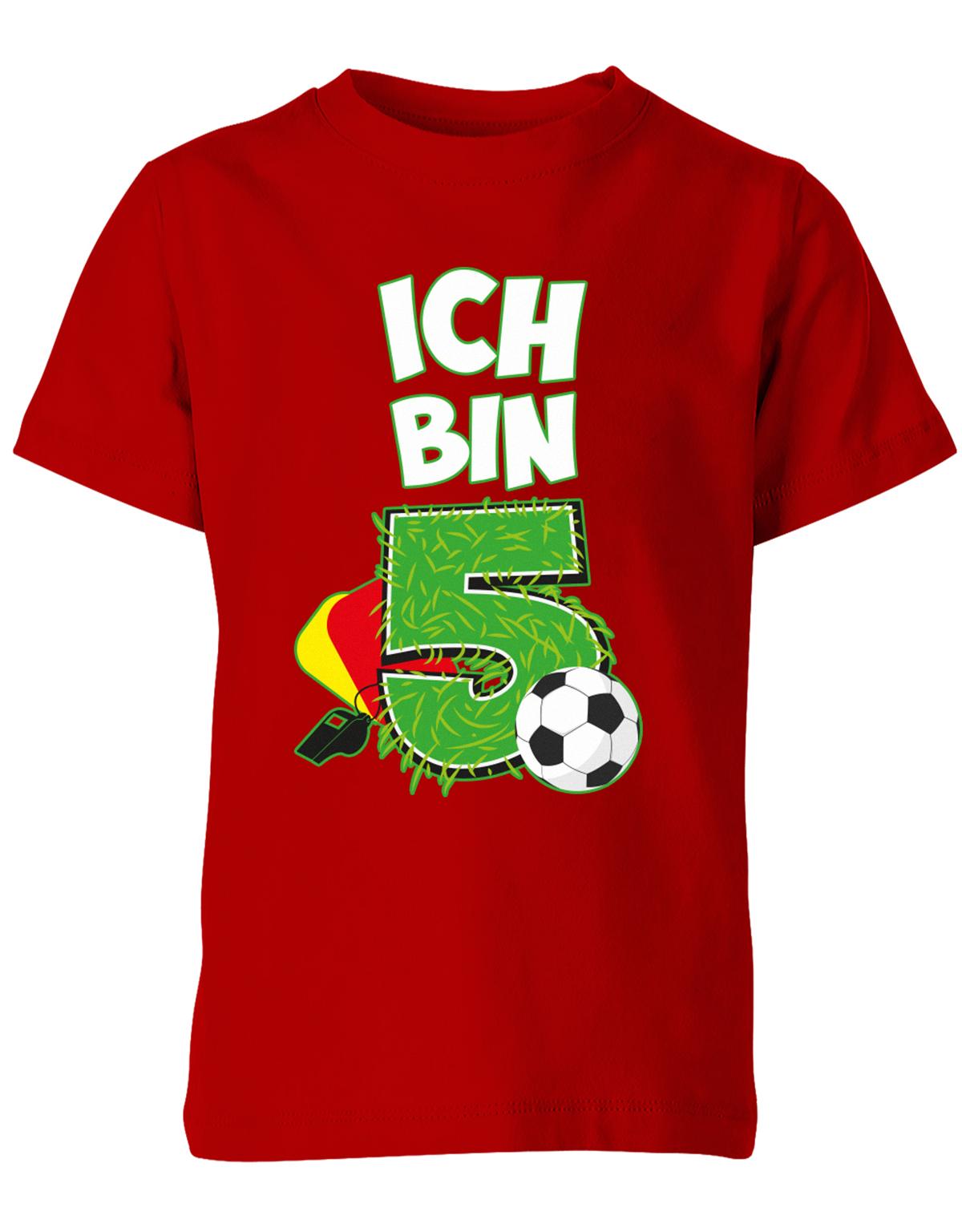 ich-bin-5-fussball-rote-gelbe-karte-geburtstag-fussballer-shirt-kinder-shirt-rot