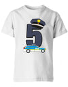 ich-bin-5-polizei-geburtstag-kinder-shirt-weissigG9RpqrgxtST