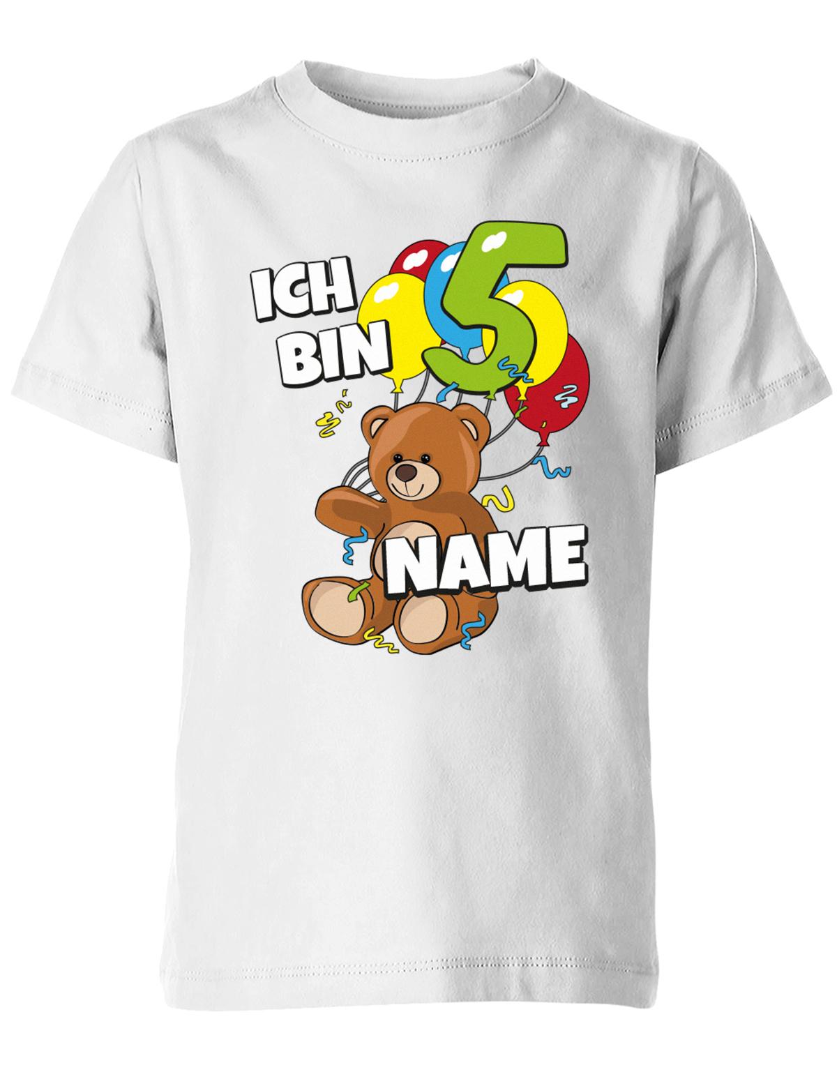 ich-bin-5-teddy-luftballons-kinder-shirt-weiss