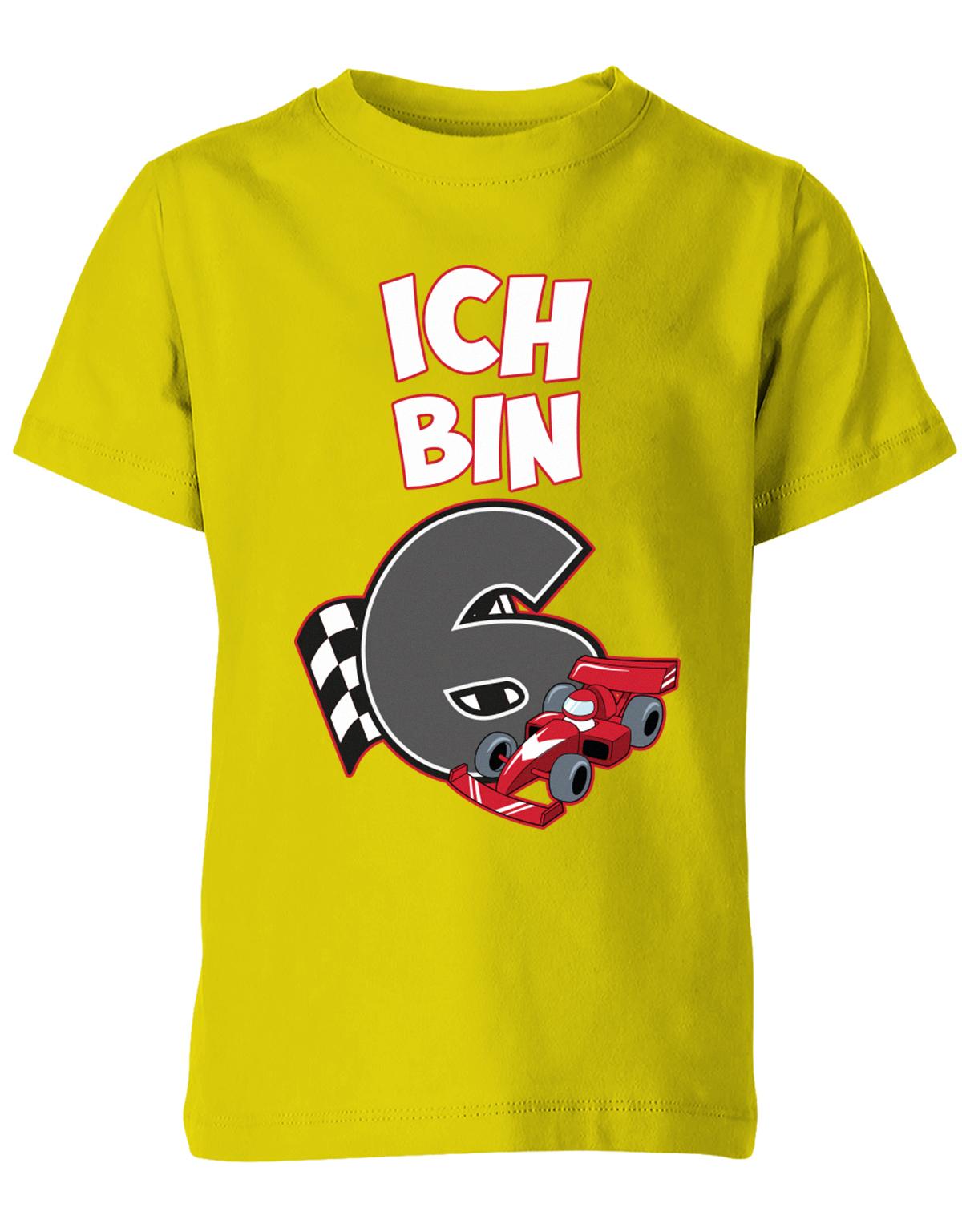 ich-bin-6-autorennen-rennwagen-geburtstag-rennfahrer-kinder-shirt-gelb