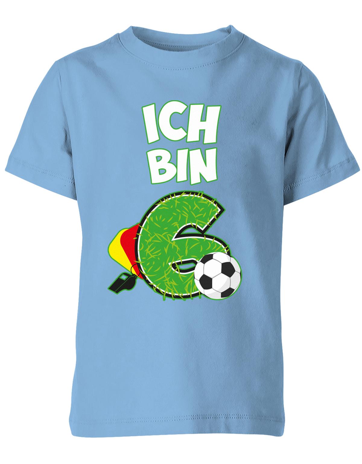 ich-bin-6-fussball-rote-gelbe-karte-geburtstag-fussballer-shirt-kinder-shirt-hellblau