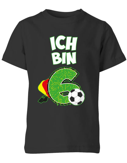 ich-bin-6-fussball-rote-gelbe-karte-geburtstag-fussballer-shirt-kinder-shirt-schwarz