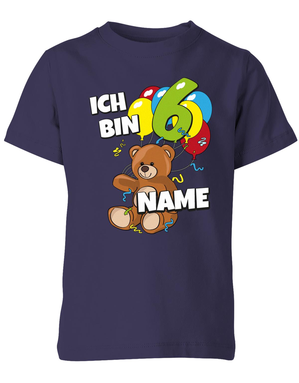 ich-bin-6-teddy-luftballons-kinder-shirt-navy