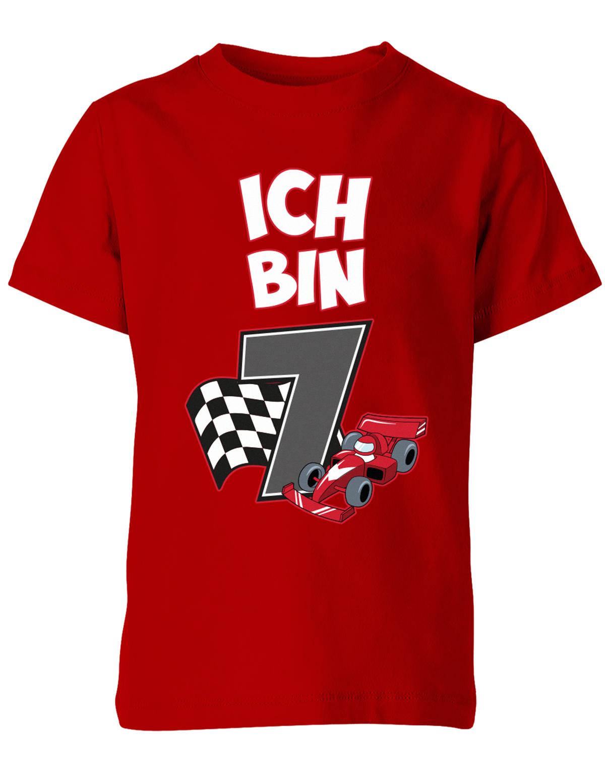 ich-bin-7-autorennen-rennwagen-geburtstag-rennfahrer-kinder-shirt-rot
